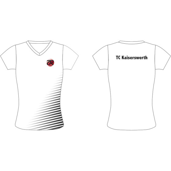 TCK Shirt M&auml;dchen wei&szlig;/schwarz