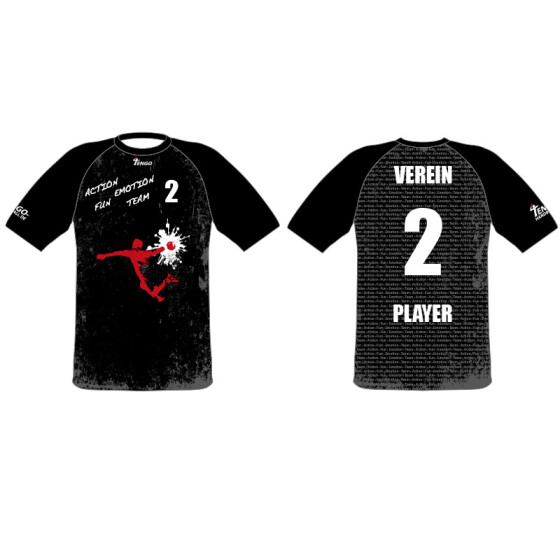Action-Fun-Emotion-Team Shirt Flash schwarz