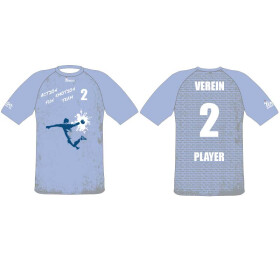 Action-Fun-Emotion-Team Shirt Flash hellblau