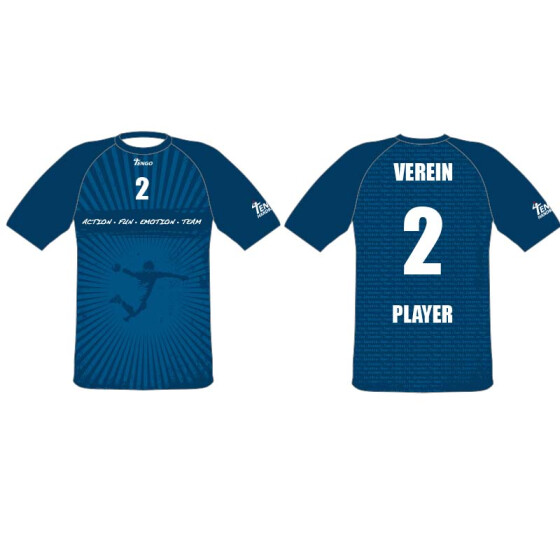 Action-Fun-Emotion-Team Shirt Stella blau