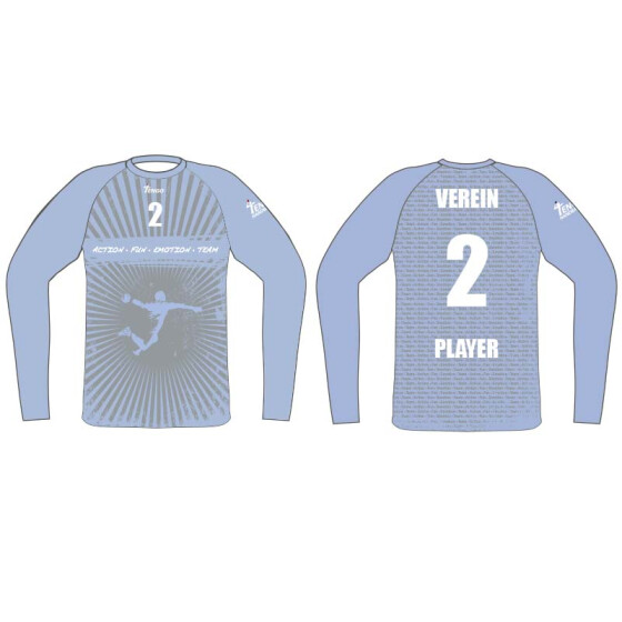 Action-Fun-Emotion-Team Longsleeve Stella hellblau