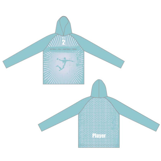 Action-Fun-Emotion-Team Hoodie Stella t¸rkis