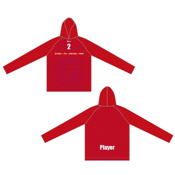 Action-Fun-Emotion-Team Hoodie Stella rot