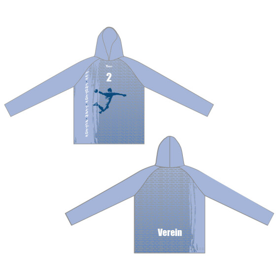 Action-Fun-Emotion-Team Hoodie Emotion hellblau
