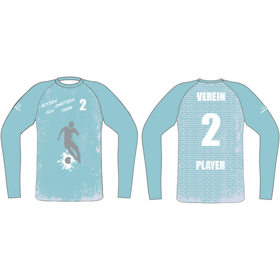 Action-Fun-Emotion-Team Longsleeve Flash t¸rkis