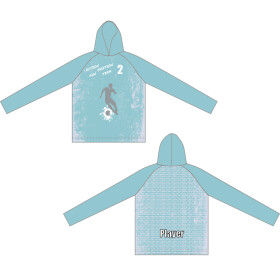 Action-Fun-Emotion-Team Hoodie Flash t¸rkis