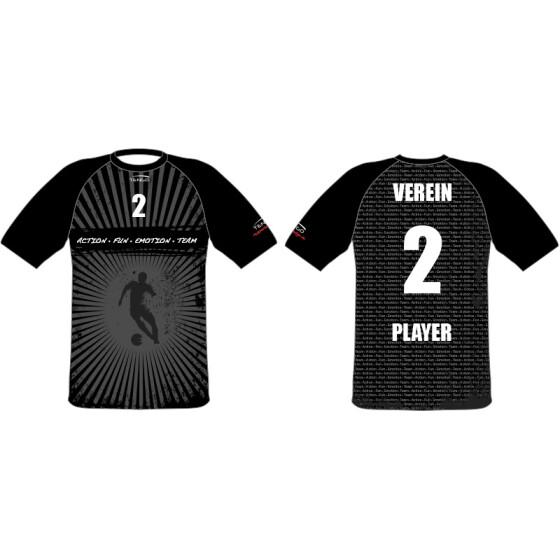 Action-Fun-Emotion-Team Shirt Stella schwarz