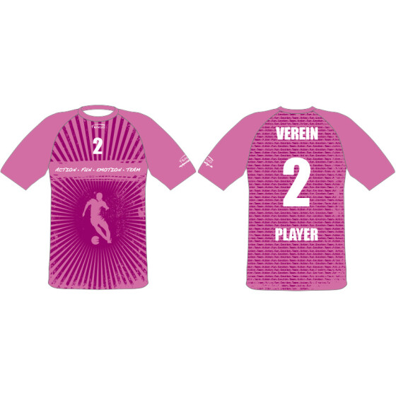 Action-Fun-Emotion-Team Shirt Stella pink