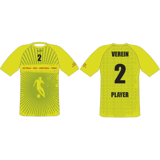 Action-Fun-Emotion-Team Shirt Stella lime