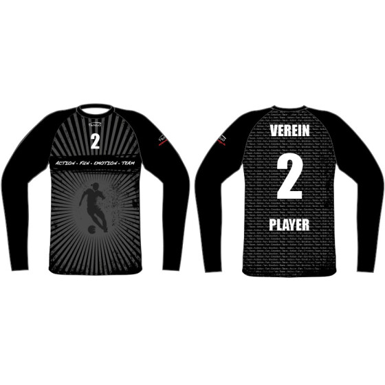 Action-Fun-Emotion-Team Longsleeve Stella schwarz