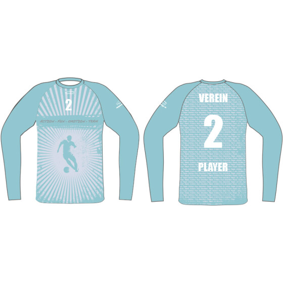 Action-Fun-Emotion-Team Longsleeve Stella t¸rkis