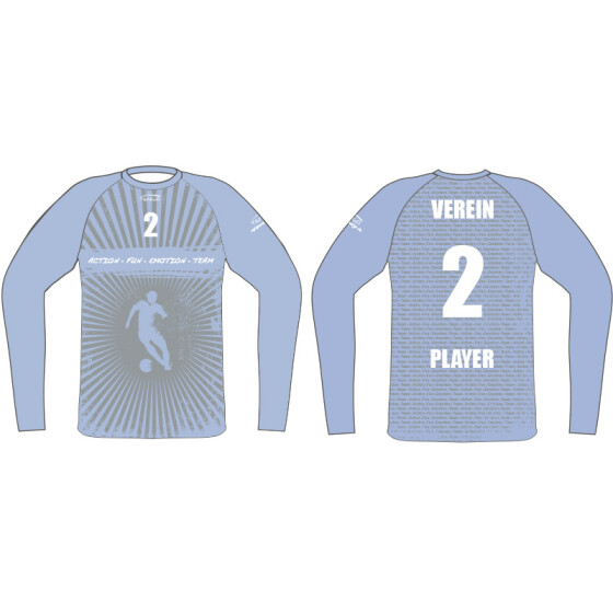 Action-Fun-Emotion-Team Longsleeve Stella hellblau