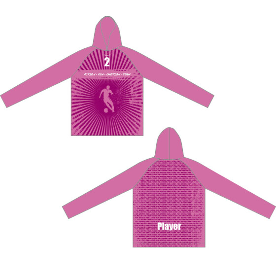 Action-Fun-Emotion-Team Hoodie Stella pink
