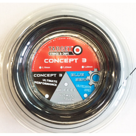 Target Concept 3 Black Demon 200m-Rolle 1,19
