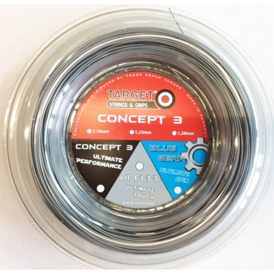Target Concept 3 HiFeel silver 200m-Rolle 1,23