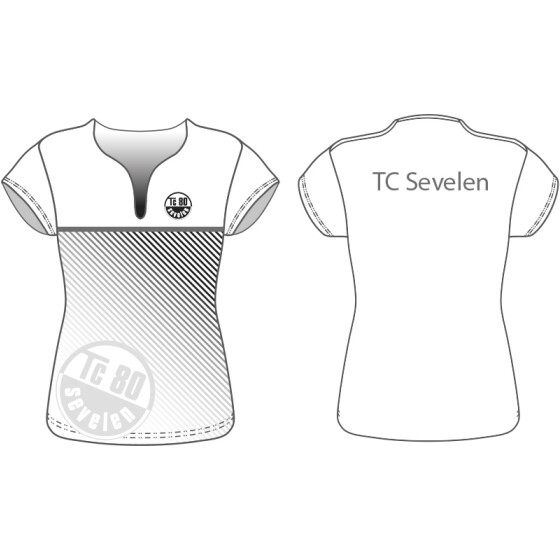 TC80S Shirt Y Damen wei&szlig;