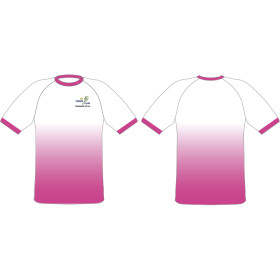 TCW Shirt M&auml;dchen wei&szlig;/pink