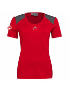 Head Club Tech T-Shirt Women red inkl. RWG-Logo