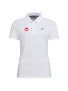 Head Club Tech Polo Women white inkl. RWG-Logo