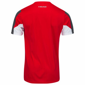 Head Club Tech T-Shirt Men red inkl.TC Wilmersdorf-Logo