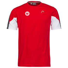 Head Club Tech T-Shirt Men red inkl.TCW Wilmersdorf-Logo