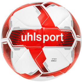 Uhlsport Attack Addglue Fussball wei&szlig;/rot/silber