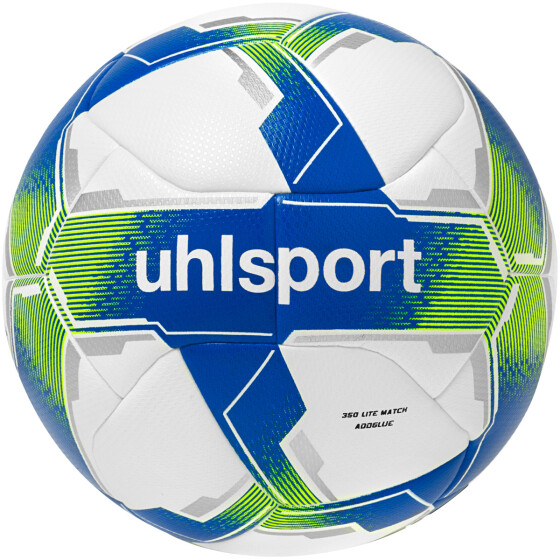 Uhlsport 350 Lite Match Addglue Fussball wei&szlig;/royal/fluo gelb