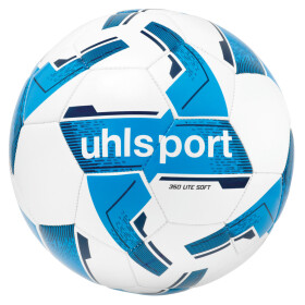 uhlsport Lite Soft 350 Fussball wei&szlig;/cyan/marine Gr. 5