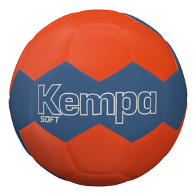 Kempa Soft Kinderhandball ice grau/fluo rot