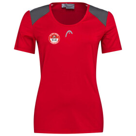 Head Club Tech T-Shirt Women red incl. RWD-Logo
