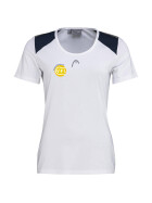 Head Club Tech T-Shirt Girls white/navy inkl. Logo VfL Kamen