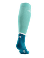 CEP The Run Compression Socks tall ocean/petrol Men