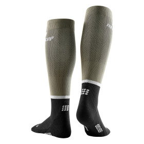 CEP The Run Compression Socks tall olive/black Men