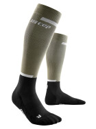 CEP The Run Compression Socks tall olive/black Men