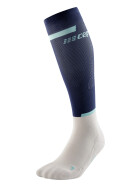 CEP The Run Compression Socks tall blue/off white Men