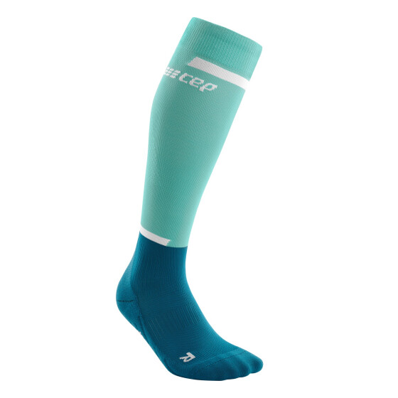 CEP The Run Compression Socks tall ocean/petrol Women