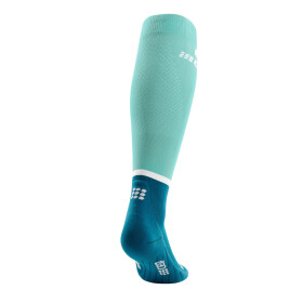 CEP The Run Compression Socks tall ocean/petrol Women