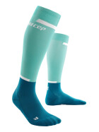 CEP The Run Compression Socks tall ocean/petrol Women