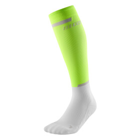 CEP The Run Compression Socks tall green/white Women