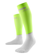 CEP The Run Compression Socks tall green/white Women