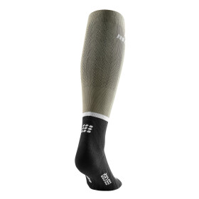 CEP The Run Compression Socks tall olive/black Women