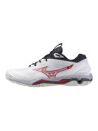 Mizuno Wave Stealth 6 / White/salsa/vulcan