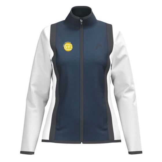 Head Club 25 Jacket Women navy/white incl. Logo VfL Kamen