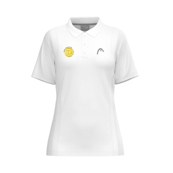 Head Club 25 Tech Polo Women white incl. Logo VfL Kamen