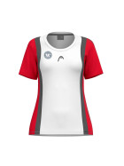 Head Club 25 Tech T-Shirt Women red incl. TC Wilmersdorf-Logo