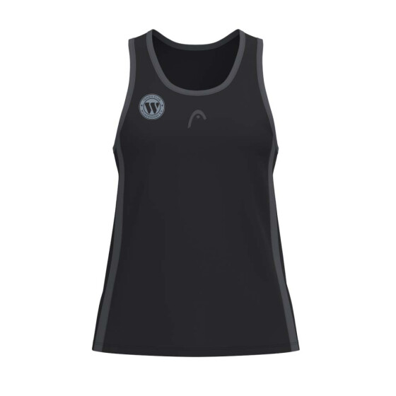 Head Club 25 Tech Tank Top Women black incl. TC Wilmersdorf-Logo