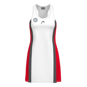 Head Club 25 Dress Women white/red incl. TC Wilmersdorf-Logo