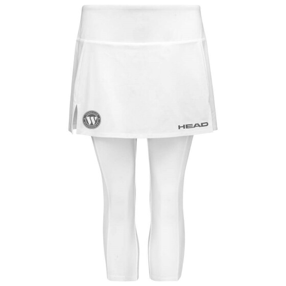 Head Club 3/4 Tights Skort Damen white inkl. TC Wilmersdorf-Logo