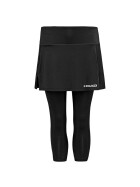 Head Club 3/4 Tights Skort Damen black inkl. TC Wilmersdorf-Logo
