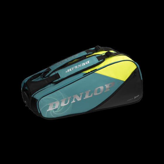 Dunlop SX Performance 12er Racketbag Thermo teal/black/yellow